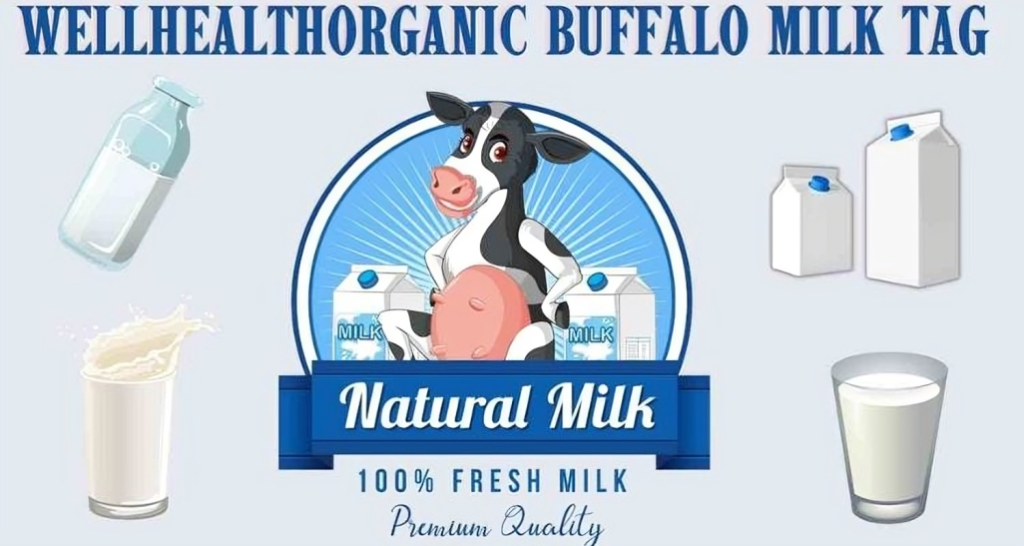 WellHealthOrganic Buffalo Milk Tag