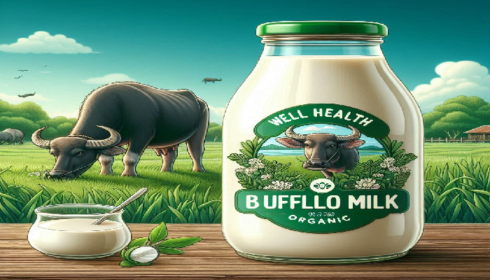 WellHealthOrganic Buffalo Milk Tag